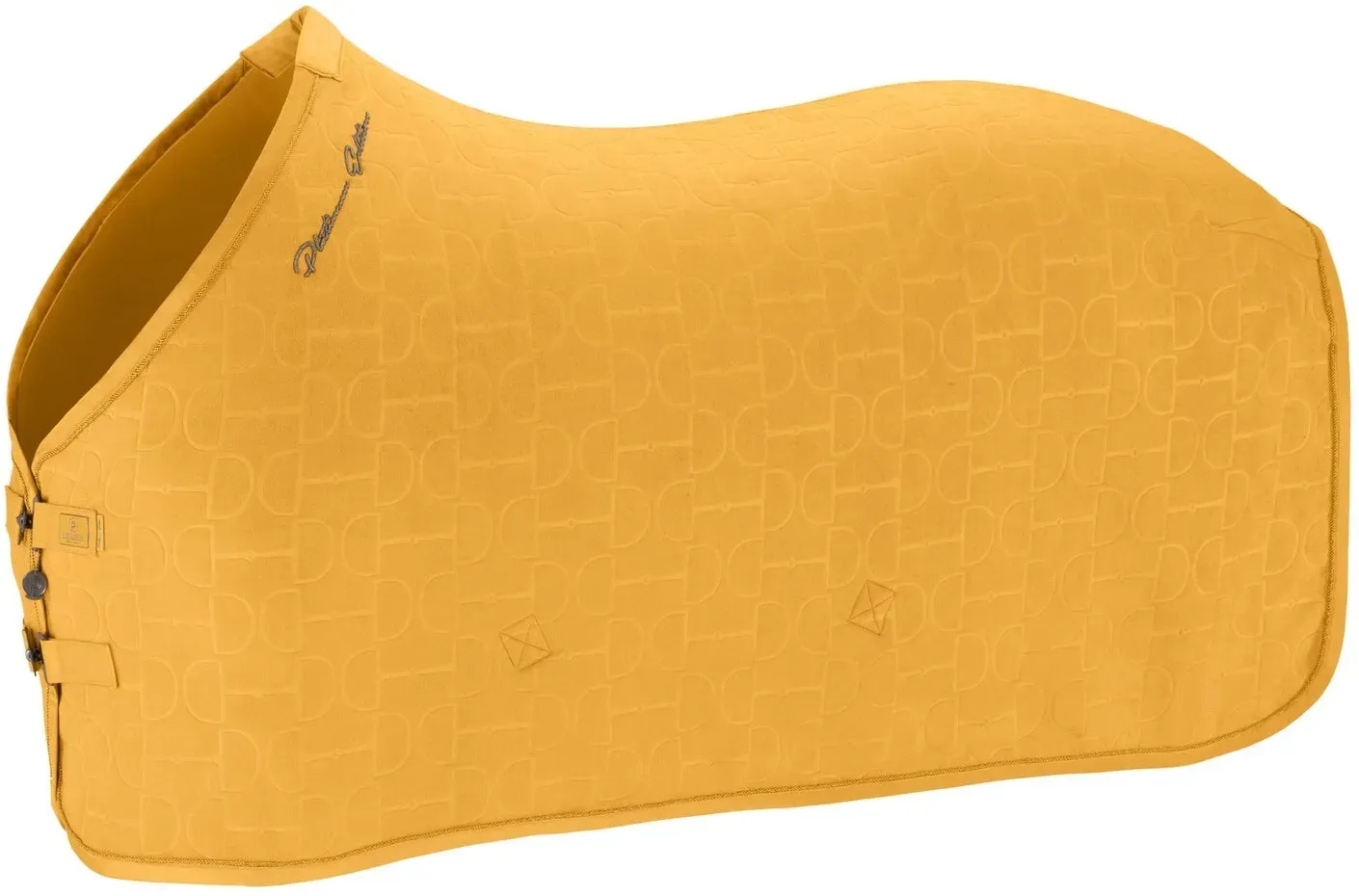 ESKADRON Platinum Abschwitzdecke Fleece Stamp Bit golden yellow 125 cm