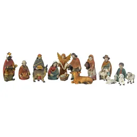 Dekoprojekt Scheuerer Wunderschönes Krippenfiguren-Set K 36-10 / Höhe ca. 10 cm - 16 tlg.