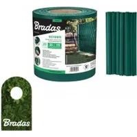 Bradas Zaunband 19cmx35m grün Zaun- Palisadenband Sichtschutz Lärmschutz BRADAS