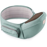 GAGAKU Baby Hüftsitz Leichte Taille Hocker 4 Tragepositionen für Kinder 0-36 Monate Neugeborenes - Hellblau