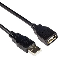 ACT SB0036 USB A USB A Männlich Weiblich Schwarz USB Kabel 3 m, 2.0), USB Kabel