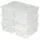Tectake tectake® Schuhbox, mit Deckel, 33 x 23 x 12 cm