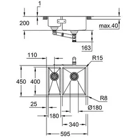 Grohe K700 Küchenspüle, 31576SD1