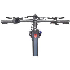 Telefunken E-Mountainbike Fully Aufsteiger M936 27,5 Zoll 8-Gang Pedelec Mountainbike E-MTB Elektrofahrrad grau