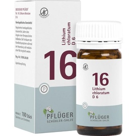 Homöopathisches Laboratorium Alexander Pflüger GmbH & Co. KG Biochemie Pflüger 16 Lithium chloratum D 6