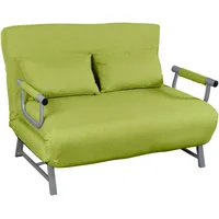 Mid.you Schlafsofa, Grün, Textil, 2-Sitzer, Füllung: Schaumstoff, 127x95x78 cm, Relaxfunktion, Liegefunktion, Kinder- & Jugendzimmer, Jugendmöbel, Jugendsofas