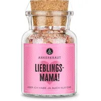 Ankerkraut Lieblingsmama Gewürz, Steinsalz zum Würzen deiner Gerichte, Pasta, Kartoffeln & Co mit Aroma kochen, Geschenk zum Muttertag, 165 g im Korkenglas