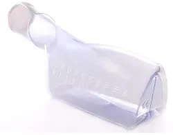 Urinflasche für Männer 09271-M , desinfizierbar, max. 60°C, glasklar