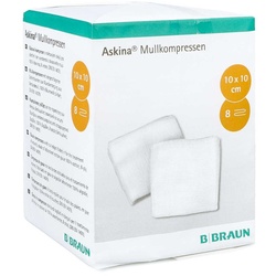Askina Mullkompressen 10x10 cm unsteril