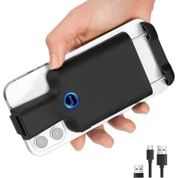 Barcode Scanner 0012 1D 2D QR Tragbarer Rückclip Wireless Drahtlos Bluetooth für Smartphone  1 Stück