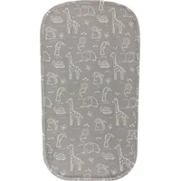 fillikid Frotteelauflage für Wickelmulden 60 x 36 cm - Safari - Grau