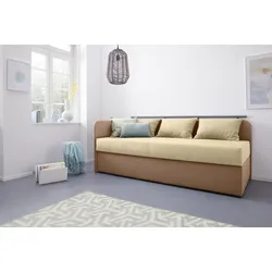 Polsterliege MAINTAL "Diana", braun (cappuccino), B:83cm, Komplettbetten