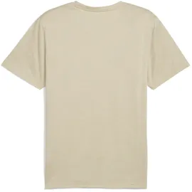 Puma TAD ESSENTIAL HEATHER CAT TEE beige 4XL