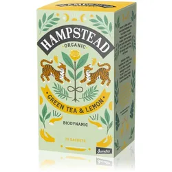 Hampstead Tea London Green Tea & Lemon BIO portionierter Tee 20 St.