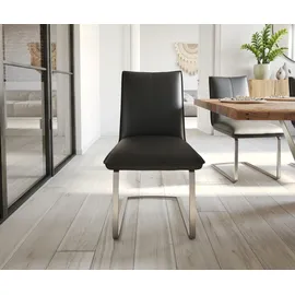 DeLife Freischwinger flach Edelstahl Taschenfederkern