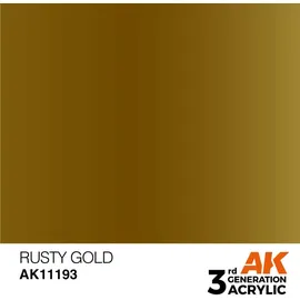 AK Interactive 3GEN Rusty Gold 17ml