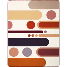 Villeroy & Boch Miami Kuscheldecke 150 x 200 cm Beige/Rot