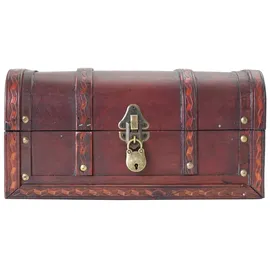 HMF Schatztruhe 30 x 20 x 15 cm 15-tlg. braun