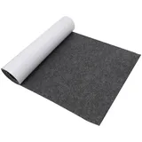 Gohytal Filz Selbstklebend 1mm, 50x150cm Klebefilz Selbstklebendes, Bespannstoff aus Klebefilz, Selbstklebender Filz Rollenware, Innenraumverkleidung Bastefilz für DIY Box Liner, Grau