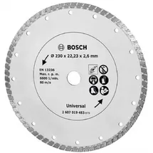 Bosch Diamanttrennscheibe Turbo Ø 230 mm