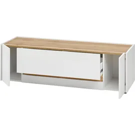 Home Affaire Wohnwand HOME AFFAIRE "City/Giron", weiß, B:340cm H:170cm T:45cm, Kastenmöbel-Sets, Wohnwand
