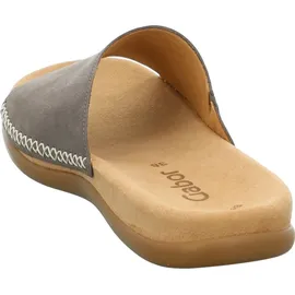 Gabor 03-705 Schuhe Damen Pantoletten Nubuk, Schuhgröße:43, Farbe:Grau