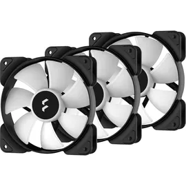 Fractal Design Aspect 12 RGB PWM Black Frame 3-Pack Computer Fan