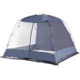 pro.tec Netzpavillon Beekdaelen 305x305x213cm Grau