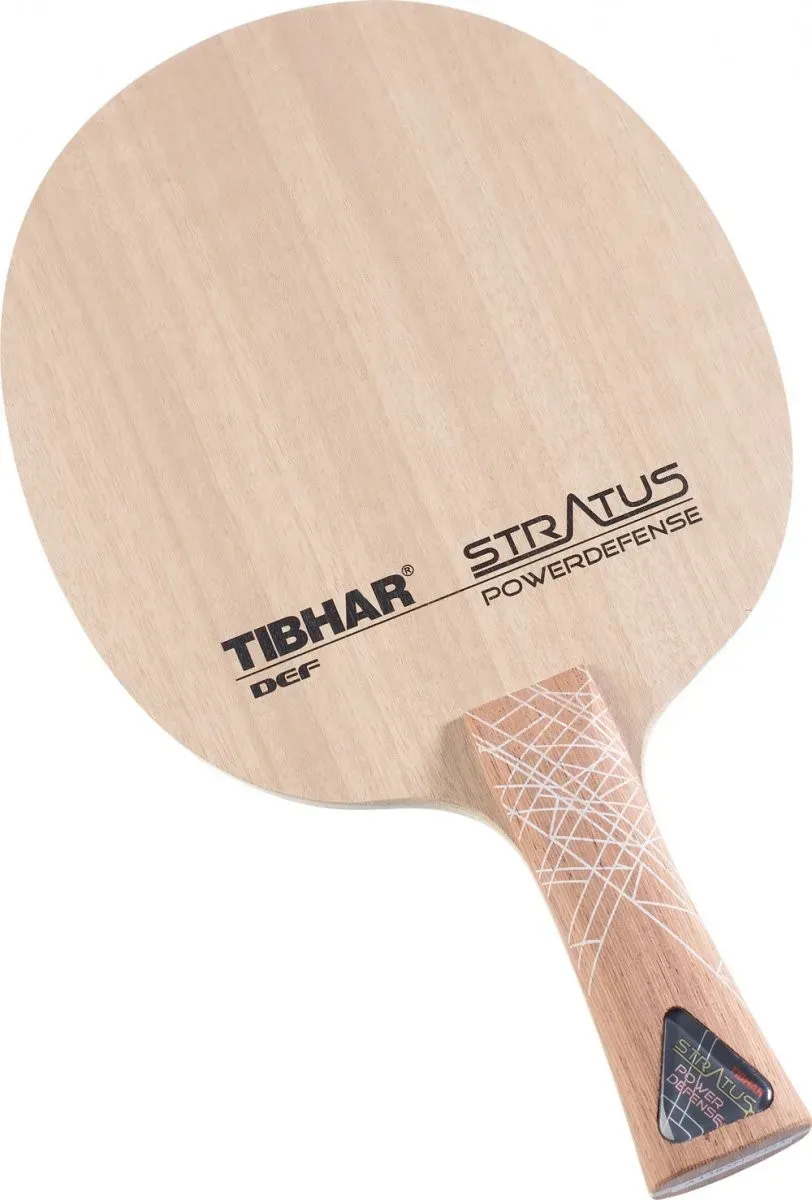 Tibhar Holz Stratus PowerDefense - Griffform anatomisch - anatomisch