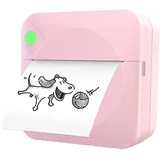 Mini-taschenfotodrucker, Tragbarer Thermodrucker, 203 Dpi, Kabellose Bluetooth-verbindung Für Fotos