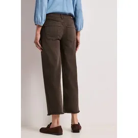 STREET ONE Mid Waist Straight Leg Hosen Braun 32 32