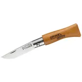 Opinel No. 2 Carbon Taschenmesser natur