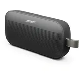 Bose SoundLink Flex SE Tragbarer Bluetooth Lautsprecher (2. Gen.), Tragbarer Outdoor Lautsprecher, wasserdicht & staubdicht, mit naturgetreuem Klang, Ohne Mikrofon, bis zu 12 h Akkulaufzeit, Schwarz