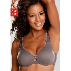 Minimizer-BH NUANCE, Damen, Gr. 80, Cup B, braun, Microtouch, Obermaterial: 85% Polyamid, 15% Elasthan, klassisch, BHs Bügel-BH Minimizer-BH T-Shirt-BH BH, mit Bügel