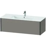 Duravit XViu Waschtisch-Unterschrank XV40280B243 121 x 40 x 48 cm, basalt matt, 1 Auszug, wandhängend, schwarz matt