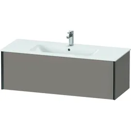 Duravit XViu Waschtisch-Unterschrank XV40280B243 121 x 40 x 48 cm, basalt matt, 1 Auszug, wandhängend, schwarz matt