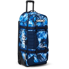 OGIO Rig 9800 Reisetasche mit Rollen, Blue Hash, Blue Hash, 91 Liter, Rig 9800 Reisetasche mit Rollen