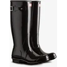 Hunter Original Tall Gloss Boot Damen Schwarz 42