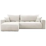 lookway Ecksofa Wind 02 Textil 4-Sitzer Beige