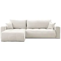 lookway Ecksofa Wind 02 Textil 4-Sitzer Beige