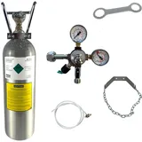 BieTal BieTal® Zubehörset zur Umrüstung von Quooker Cube auf große CO2-Flaschen Umbauset mit 2 kg ALU CO2-Flasche