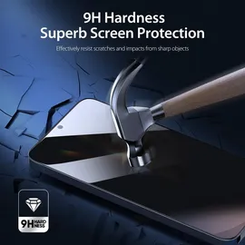 PROTECTORKING Blickschutz 9H Panzerglas für Samsung Galaxy S26 Ultra