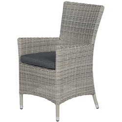 Garden Impressions COSTA Polyrattan Diningsessel Gartenstuhl mit Alu-Gestell