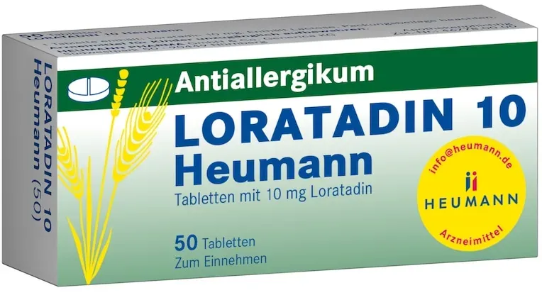 HEUMANN LORATADIN 10 Heumann Tabletten Allergiemittel zum Einnehmen
