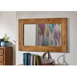 MASSIVMOEBEL24.DE Spiegel Sheesham 110x3x70 braun geölt, Nature Brown #841