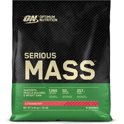 OPTIMUM NUTRITION Serious Mass | Weight Gainer 5454g Beutel / Strawberry