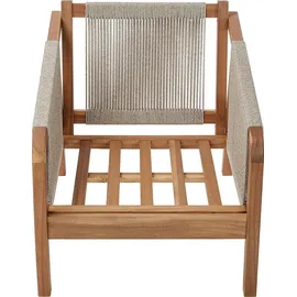 BUTLERS Rope Island Outdoor Sessel 80 x 70 x 69 cm braun