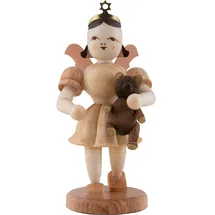 BLANK Kunsthandwerk Kurzrockengel mit Teddy, Natur - 6,6 cm