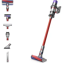 Dyson V11 Fluffy nickel/rot
