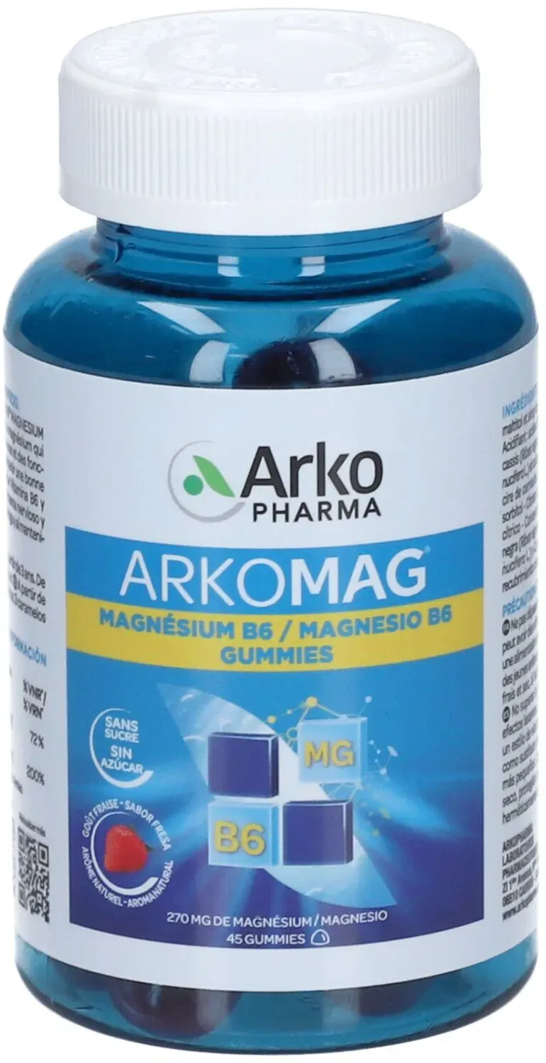 Arkopharma ARKOMAG® Magnésium B6 45 Gummies